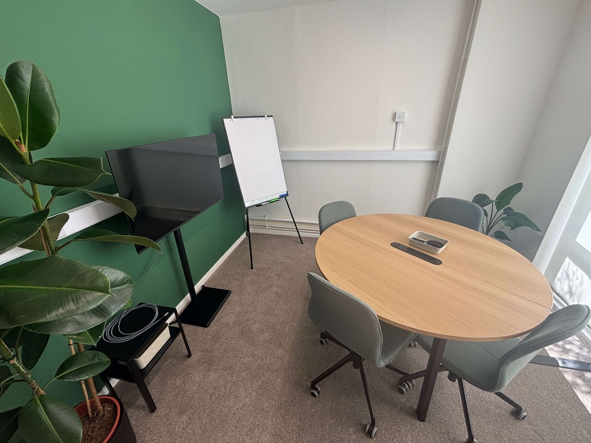 The meeting room at Pershore Coworking